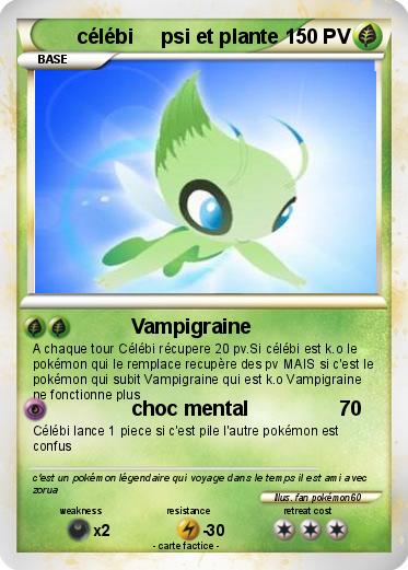 Pokemon célébi     psi et plante