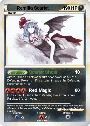 Pokemon Remilia Scarlet
