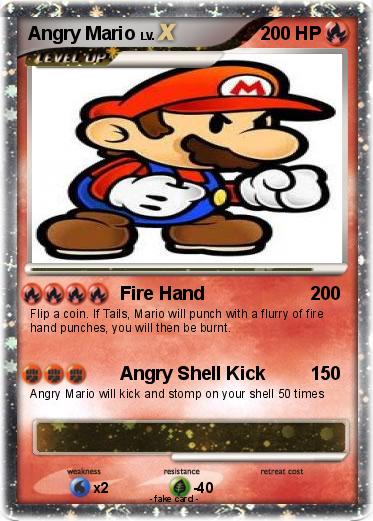 Pokemon Angry Mario