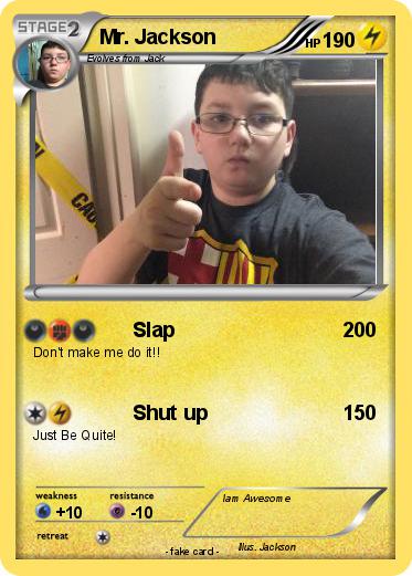 Pokemon Mr. Jackson