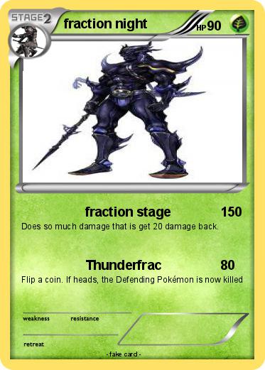 Pokemon fraction night