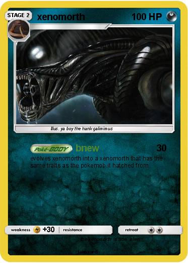 Pokemon xenomorth