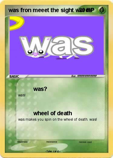 Pokemon was fron meeet the sight words