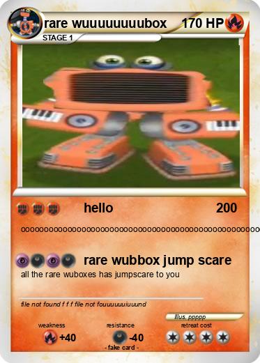 Pokemon rare wuuuuuuuubox