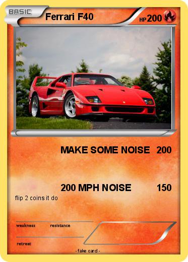 Pokemon Ferrari F40