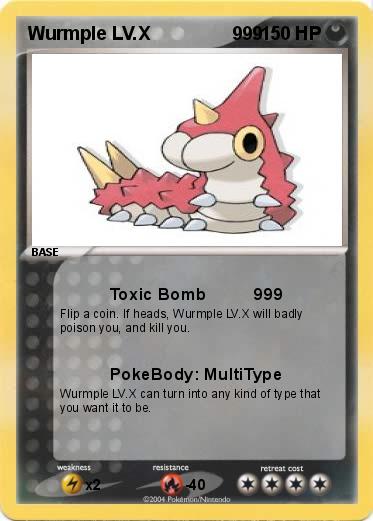 Pokemon Wurmple LV.X                999