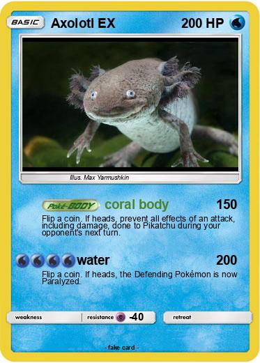 Pokemon Axolotl EX