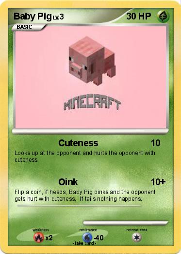 Pokemon Baby Pig