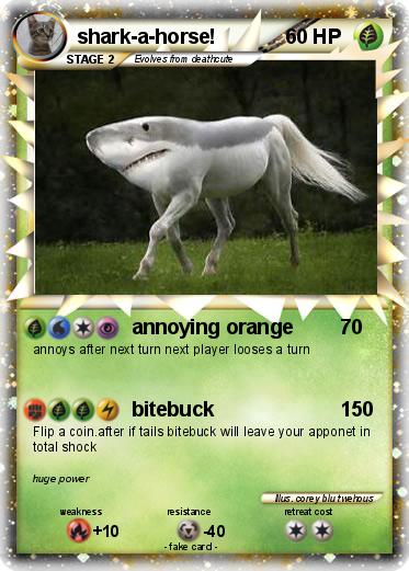 Pokemon shark-a-horse!
