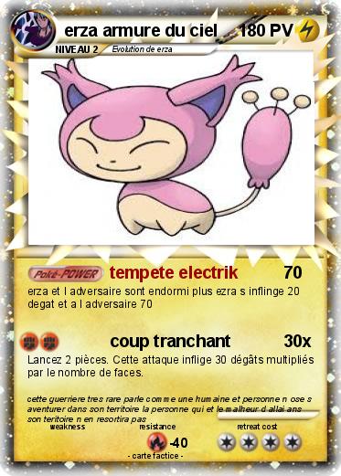 Pokemon erza armure du ciel