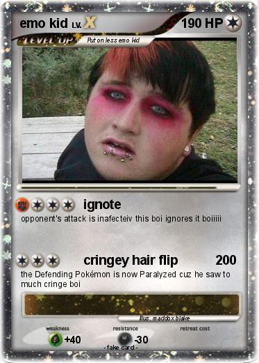 Pokemon emo kid