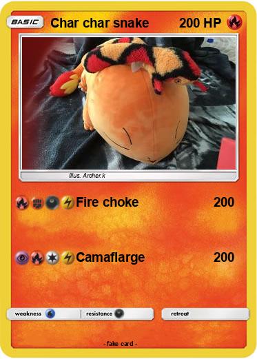 Pokemon Char char snake