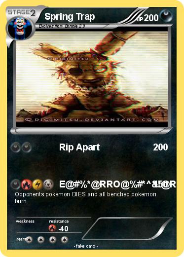 Pokemon Spring Trap