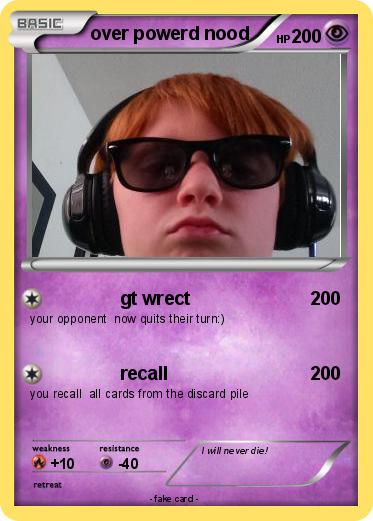 Pokemon over powerd nood