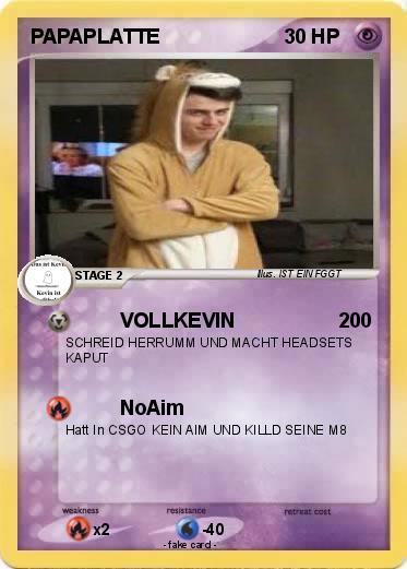 Pokemon PAPAPLATTE