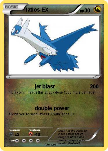 Pokemon latios EX