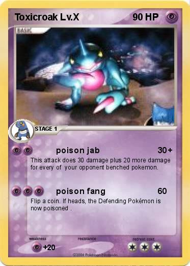Pokemon Toxicroak Lv.X