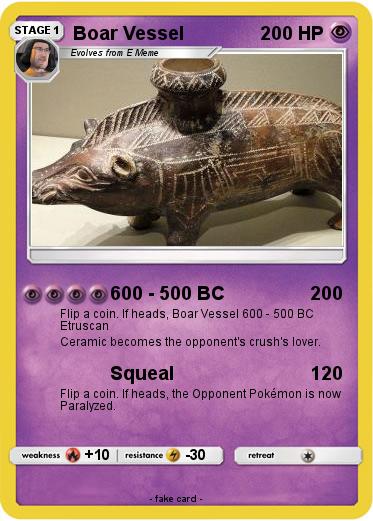 Pokemon Boar Vessel