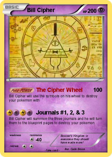 Pokemon Bill Cipher