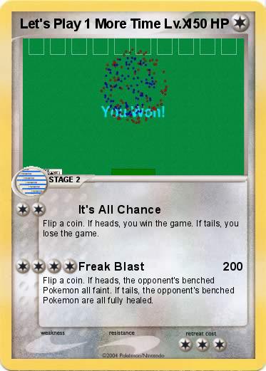 Pokemon Let's Play 1 More Time Lv.X