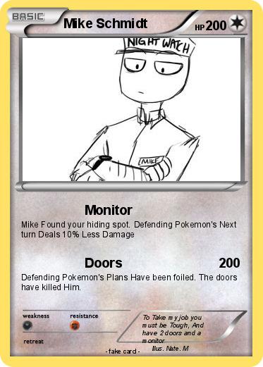 Pokemon Mike Schmidt