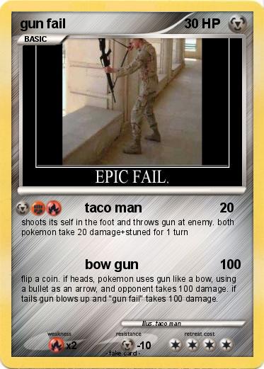 Pokemon gun fail