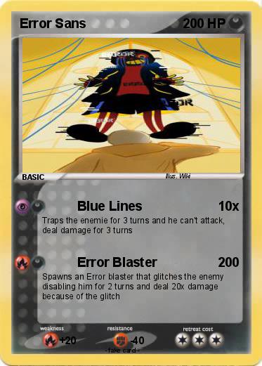 Pokemon Error Sans