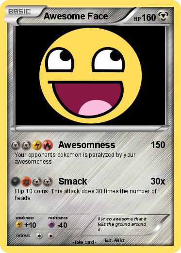 Pokemon Awesome Face