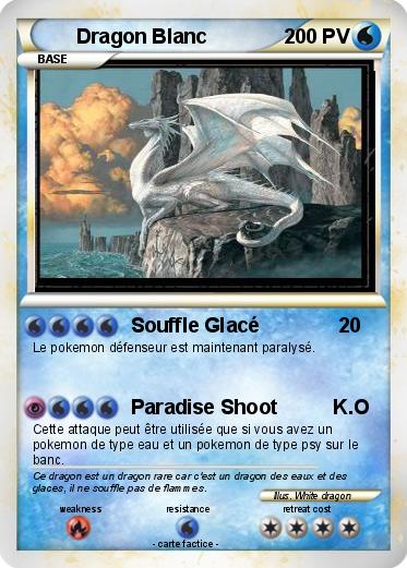 Pokemon Dragon Blanc
