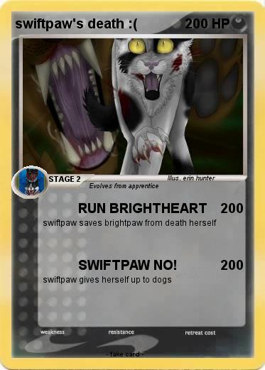 Pokemon swiftpaw's death :(