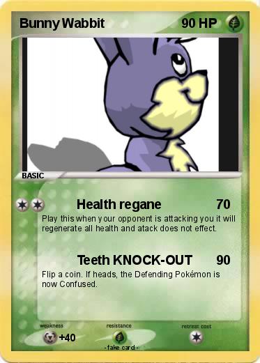 Pokemon Bunny Wabbit