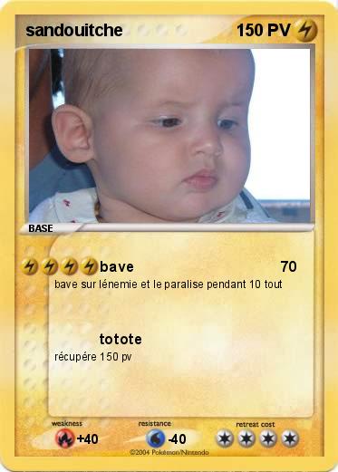 Pokemon sandouitche