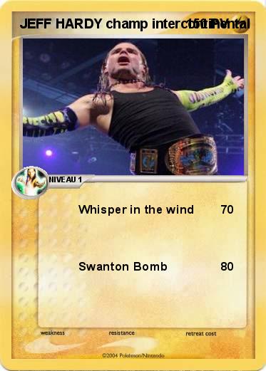 Pokemon JEFF HARDY champ intercontinental