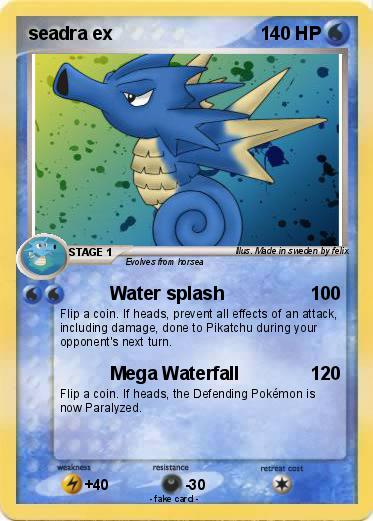 Pokemon seadra ex