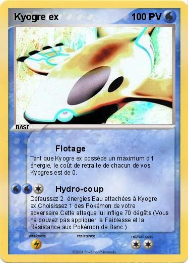 Pokemon Kyogre ex