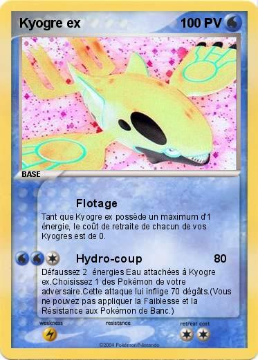 Pokemon Kyogre ex
