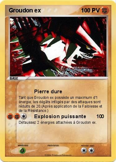 Pokemon Groudon ex