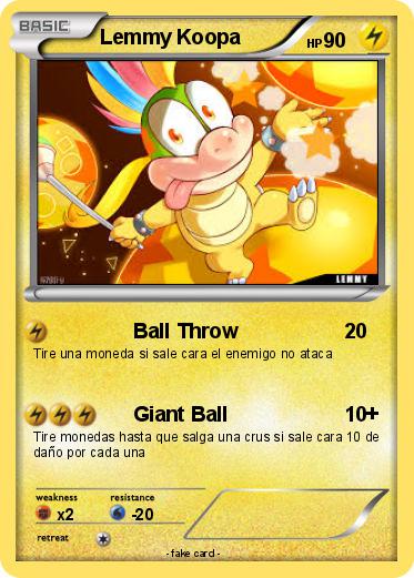 Pokemon Lemmy Koopa