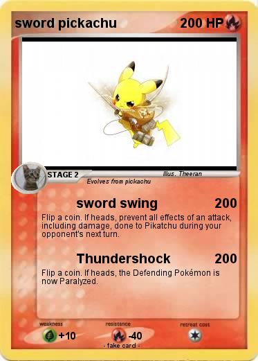 Pokemon sword pickachu