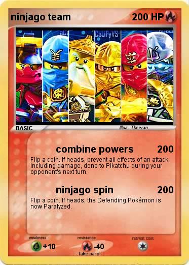 Pokemon ninjago team