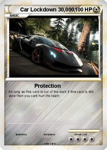 Pokemon Car Lockdown 30,000,