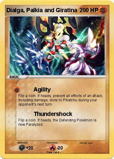 Pokemon Dialga, Palkia and Giratina