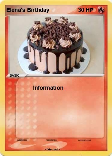 Pokemon Elena's Birthday