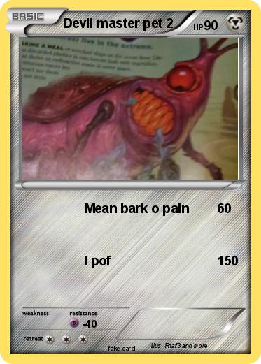 Pokemon Devil master pet 2