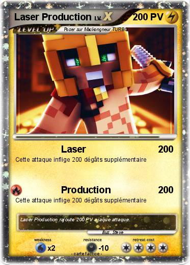 Pokemon Laser Production