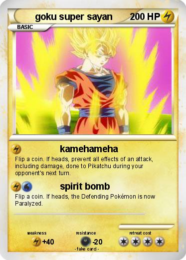 Pokemon goku super sayan