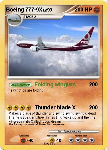 Pokemon Boeing 777-9X