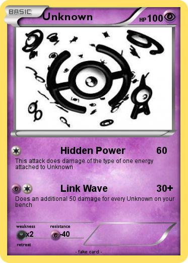 Pokemon Unknown