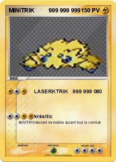 Pokemon MINITRIK         999 999 999
