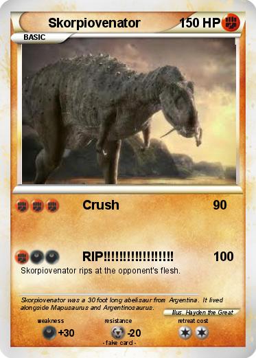 Pokemon Skorpiovenator